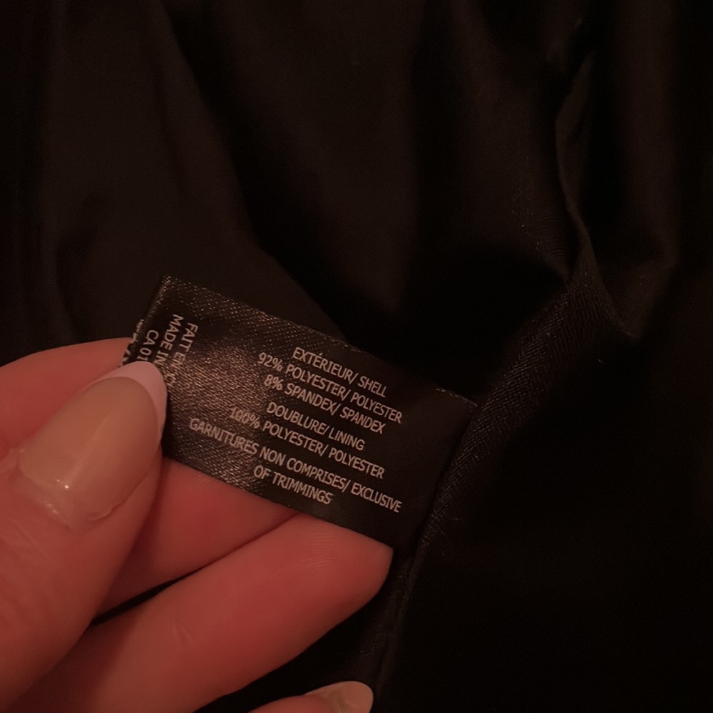 Velvet black circle skirt - Picture 9 of 9